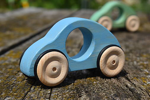 Hračky - Drevené autíčko - 17879407_