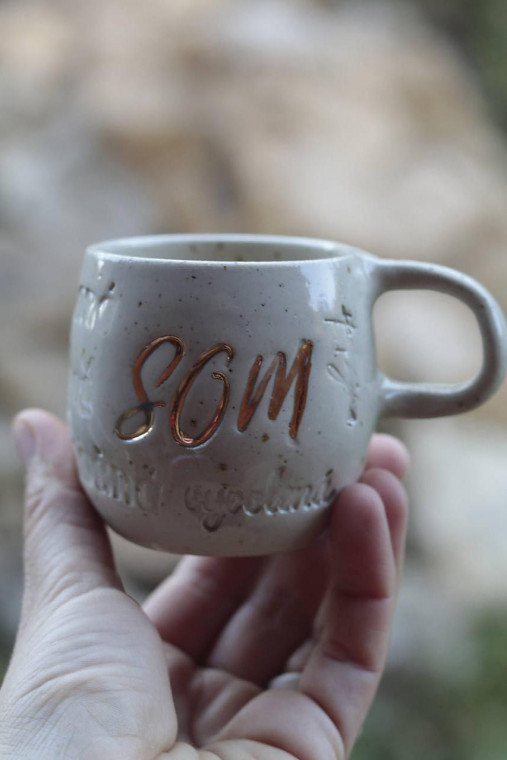 Nádoby - šálka SOM (ona) 180 ml - 17876869_