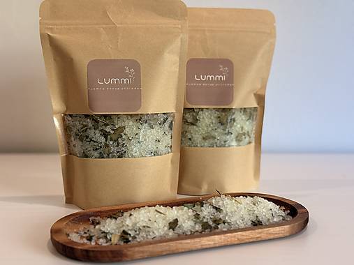 Dekorácie - Morská soľ - eukalyptus - 17877773_