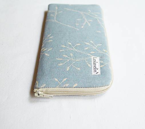 Na mobil - Obal na mobil - Modré steblá - 17882367_