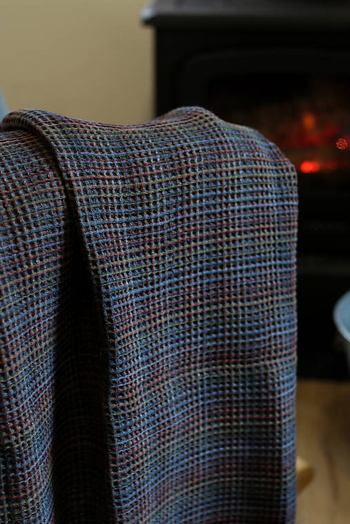 Veľký exkluzívny ľanový pléd v odtieňoch hnedej – elegancia a prírodný štýl pre váš domov