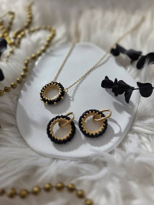 OK Set náušnice + prívesok