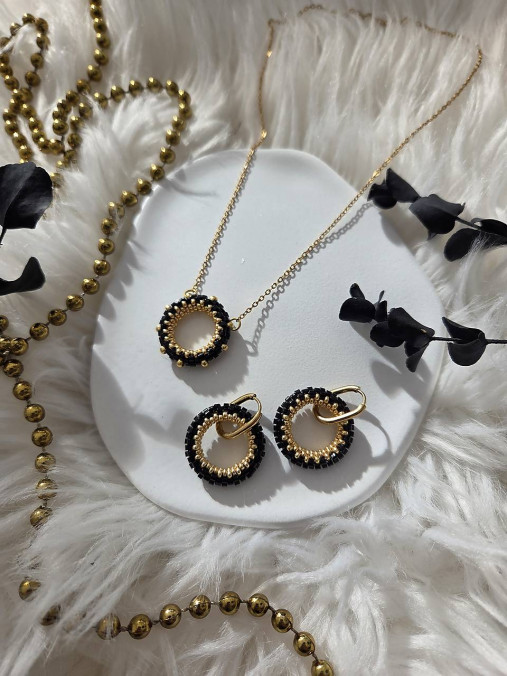 OK Set náušnice + prívesok