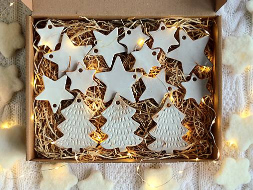 Ozdôbky na stromček "tichá noc"