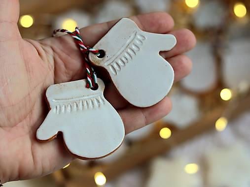 Ozdôbky na stromček "večerná guľovačka"