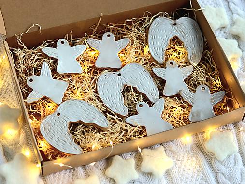 Ozdôbky na stromček "anjelské"