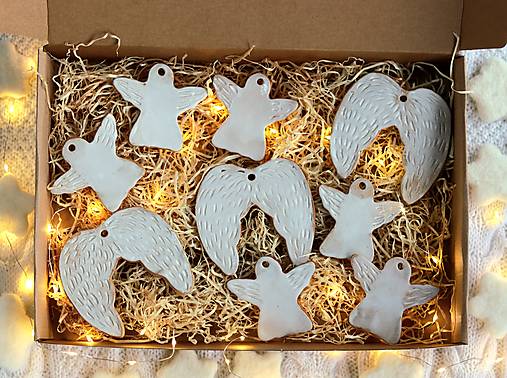 Ozdôbky na stromček "anjelské"