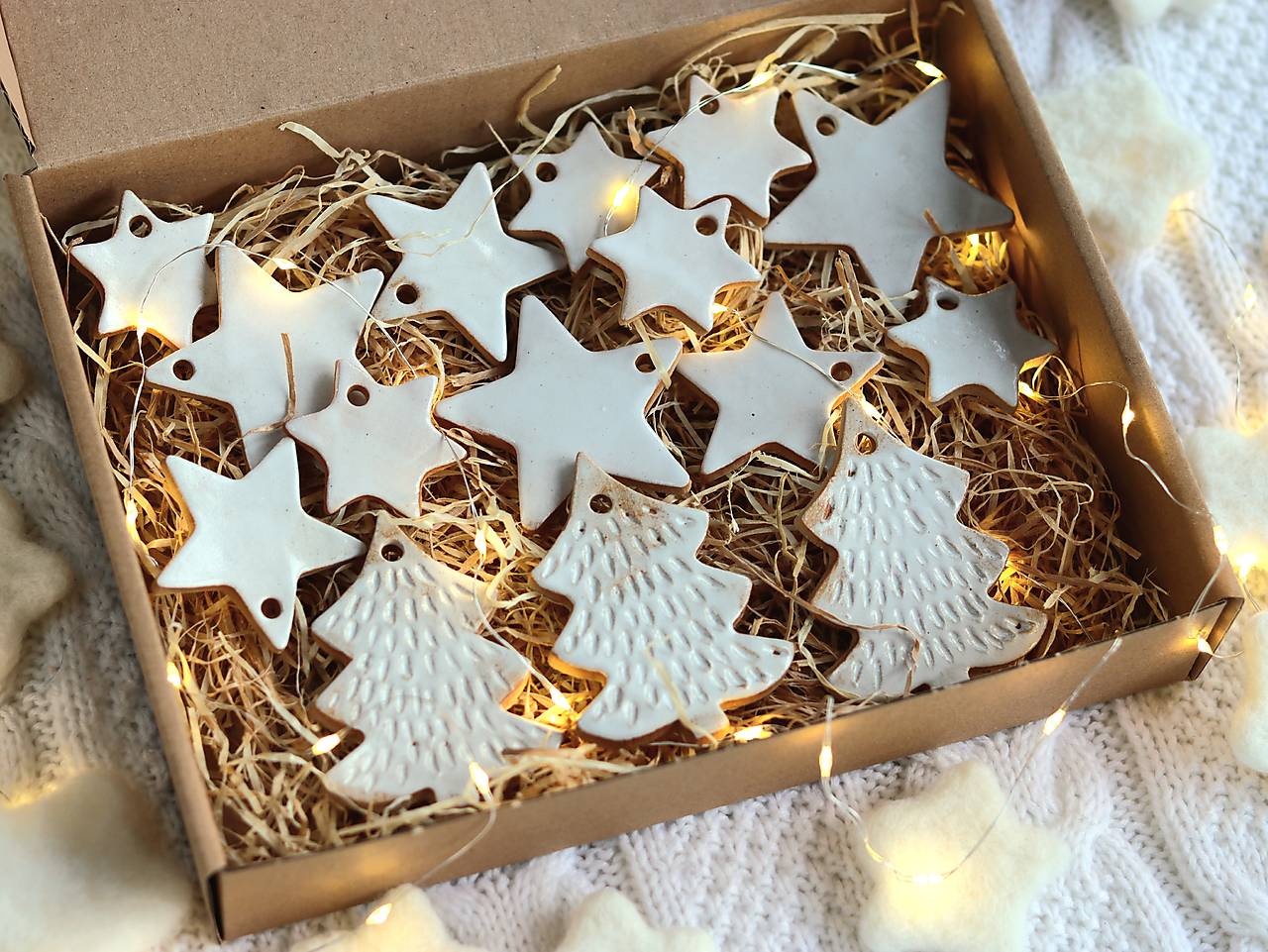 Ozdôbky na stromček "tichá noc"