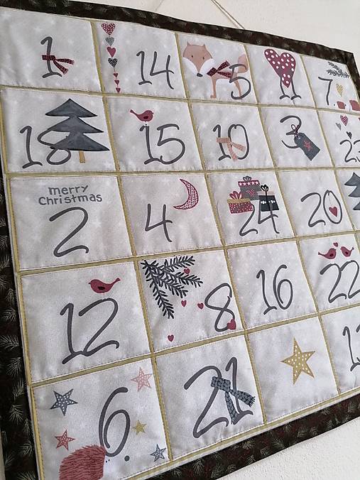 Dekorácie - Adventný kalendár Advent - 17879977_