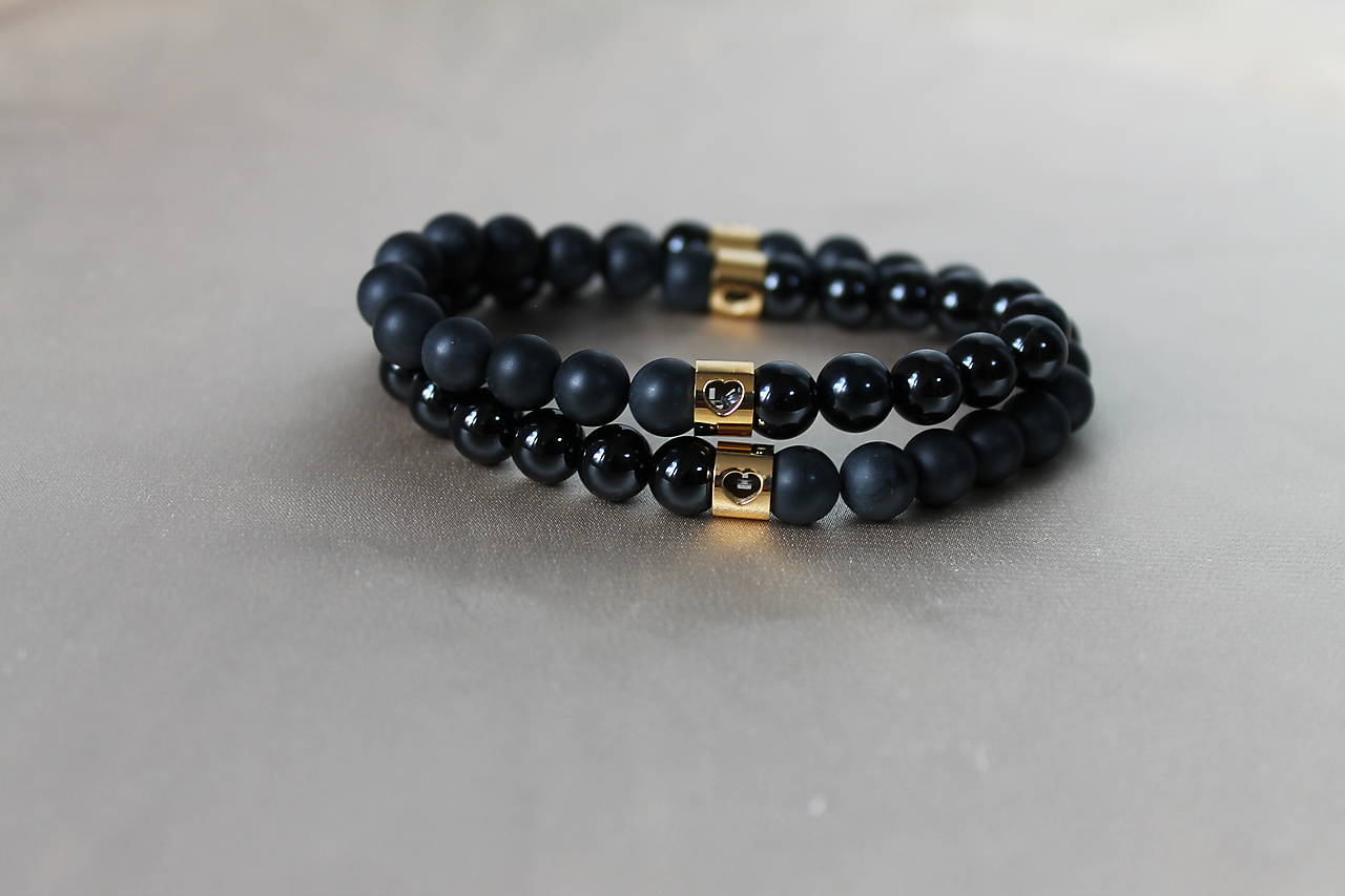 Black and Black _partnerské _iniciálka gold