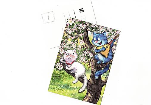 Papier - Pohľadnica "na jabloni" - 17880224_