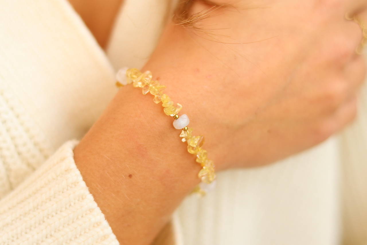 Náramok citrín, mesačný kameň