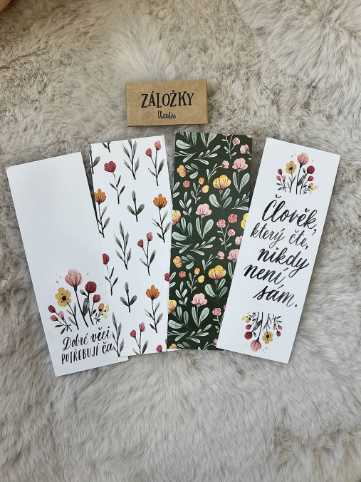 Obojstranné záložky 4 ks  (Z1)