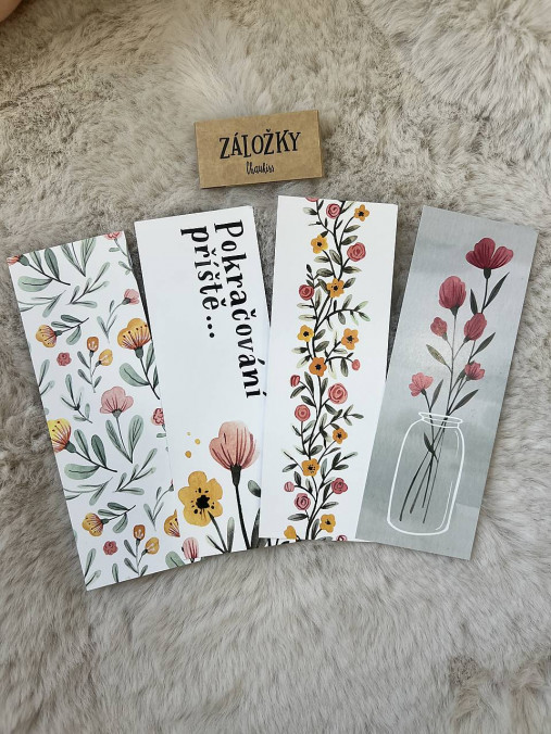 Obojstranné záložky 4 ks  (Z1)