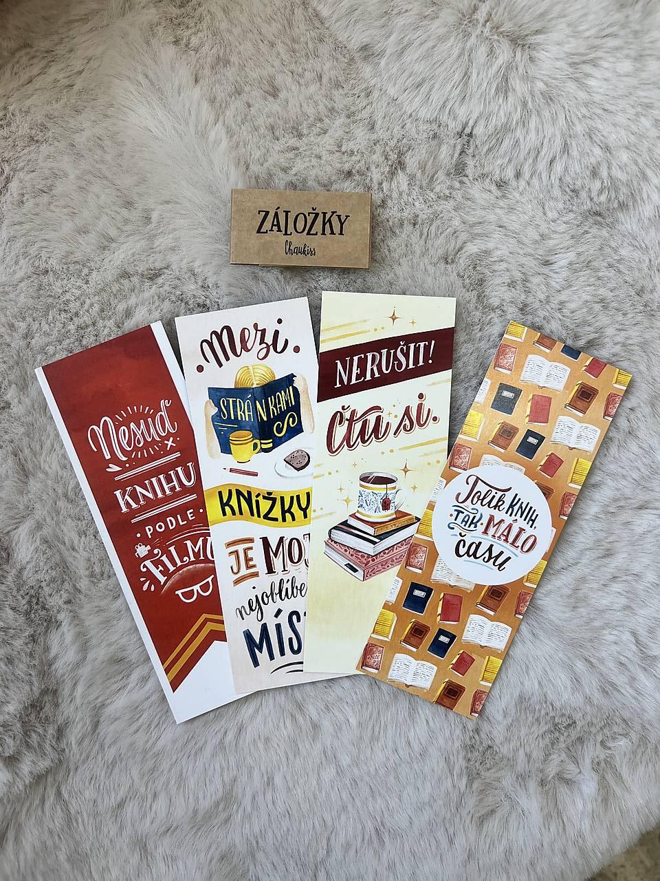 Obojstranné záložky 4 ks  (Z3)