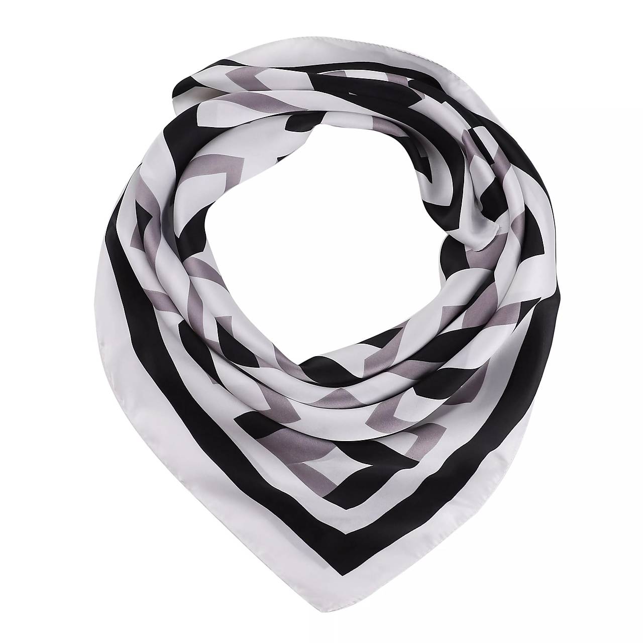 Hodvábna šatka ALPHABET Blanc