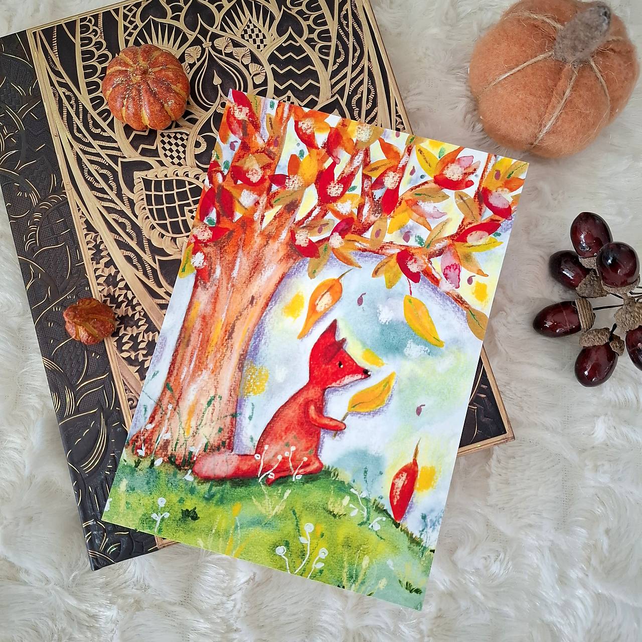 Lišiačik má rád jeseň/artprint