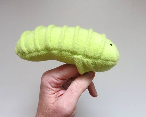 Maňuška motýľ - sada motýlik a húsenička na prštek (nielen) pre Motýlí šlabikár