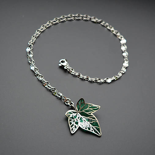 Náhrdelníky - Náhrdelník brečtan - 17885719_