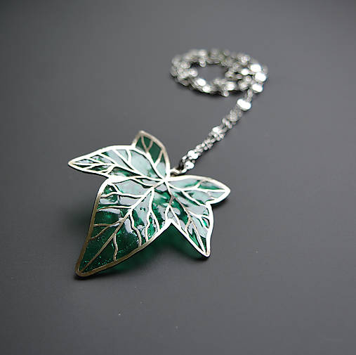 Náhrdelníky - Náhrdelník brečtan - 17885745_