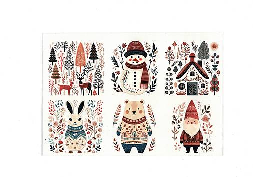 Papier - Transfer PVC - "Nordic" - 17884211_