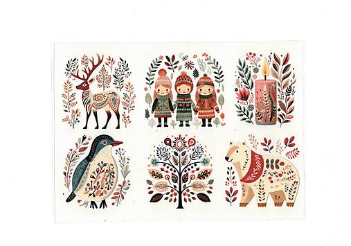 Papier - Transfer PVC - "Nordic II." - 17884212_