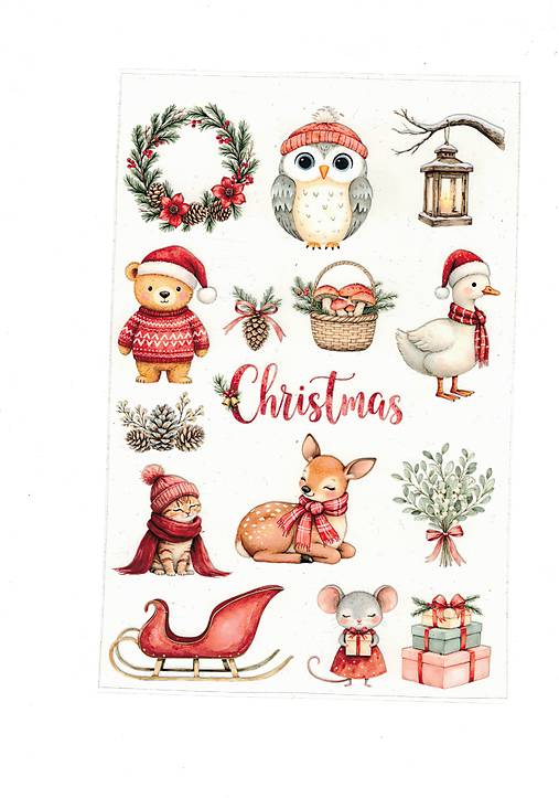 Papier - Transfer PVC - "Christmas" - 17884224_