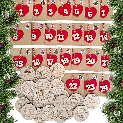 Papiernictvo - Adventný kalendár s aktivitami - 17885455_