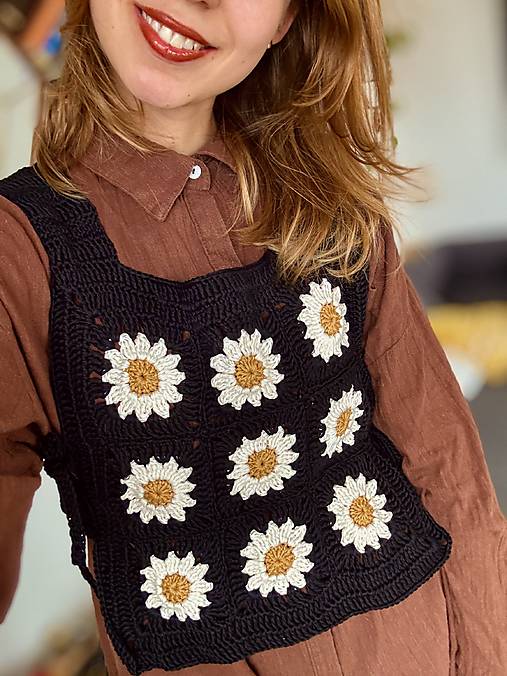 Vesty - Vesta Margaréta s viazaním - 17883288_