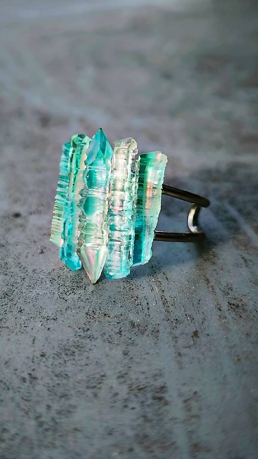 Prsteň zamrznuté svetlo