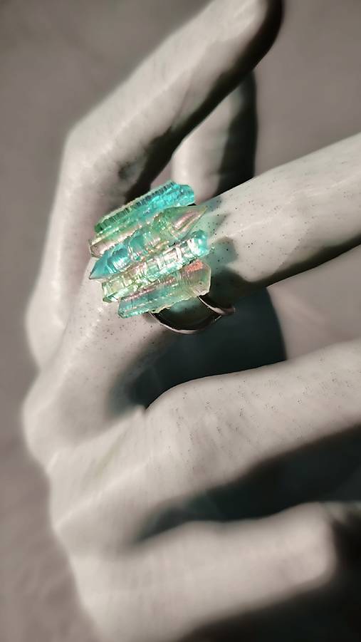 Prsteň zamrznuté svetlo