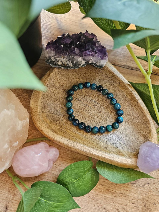 Náramky - Náramok z modrého tigrieho oka – pokoj, sústredenie a ochrana - 17884563_