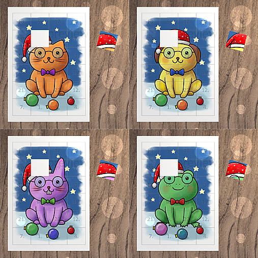 Papiernictvo - Adventný kalendár factcheckeri a vianočné gule - 17885412_