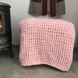  - IHNEĎ SKLADOM! 162x110 cm, PUFFY deka, mäkučká, hrejivá, hebká (cukríková ružová) - 17887122_