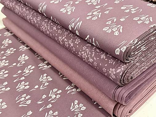 BAVLNA DEKOR / PREKRASNA KOLEKCIA FIALOVÁ / REŽNÁ