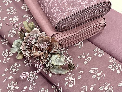 BAVLNA DEKOR / PREKRASNA KOLEKCIA FIALOVÁ / REŽNÁ