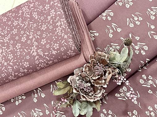 BAVLNA DEKOR / PREKRASNA KOLEKCIA FIALOVÁ / REŽNÁ