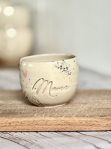 Nádoby - Amour - pohárik espresso mama limited (100ml, bez uška) - 17886379_