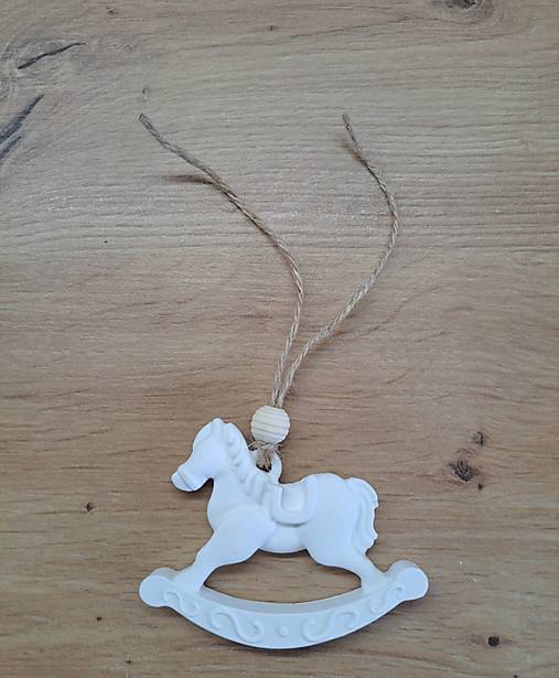 Vianočná ozdoba - koník