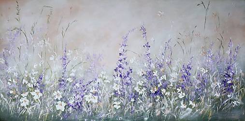 Obrazy - Lúka veľká Levandulová  - 17887526_