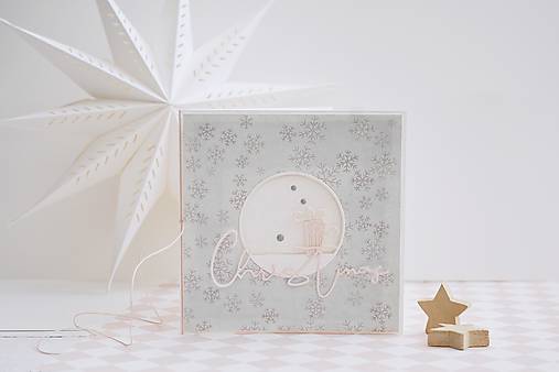 Papiernictvo - Vianočný pozdrav - darček (Mint) - 17888766_