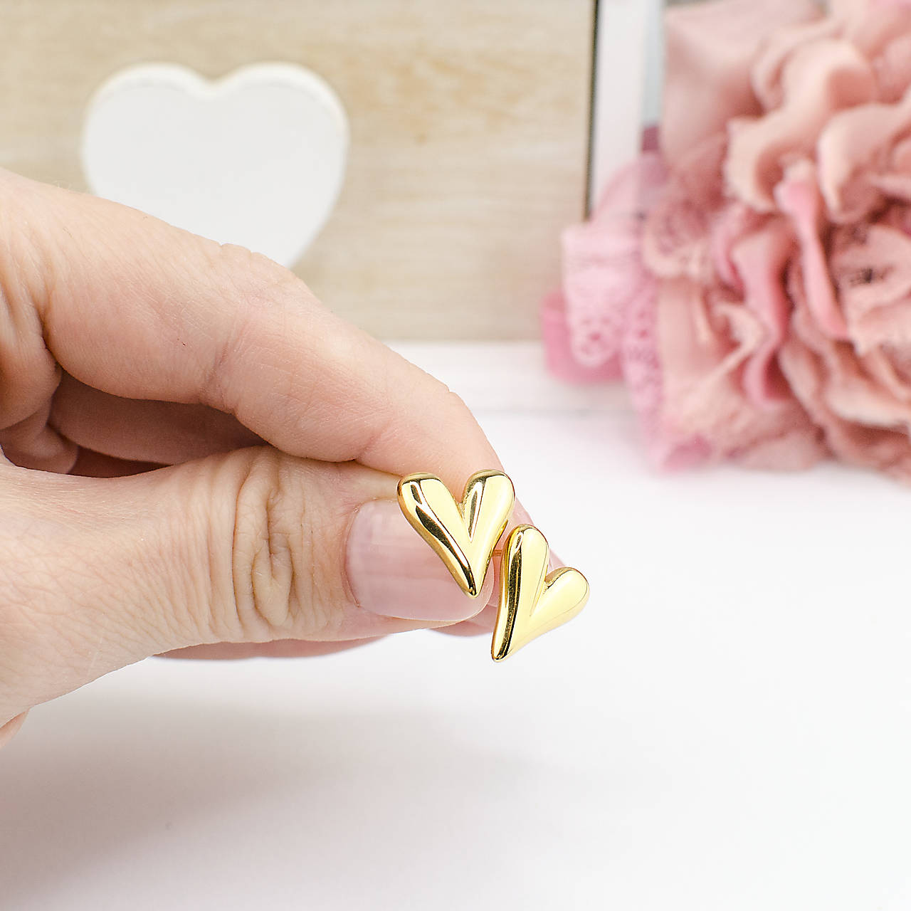 náušnice V ríši snov (srdcia)