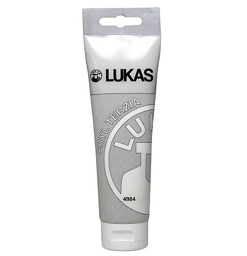 - 50% LUKAS, akrylová farba, 125 ml, strieborná, pôvod. cena 6,90€