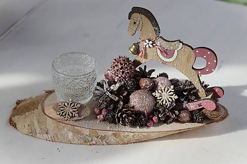 Dekorácie - Vianočný svietnik - 17888663_