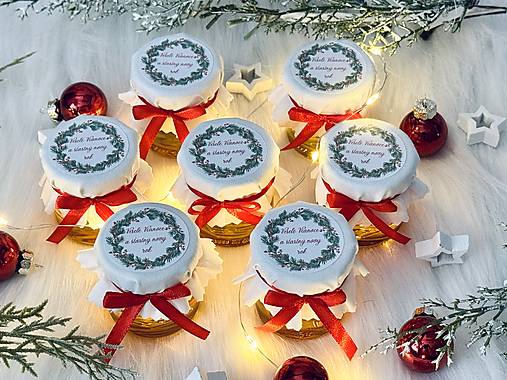 Darčeky pre svadobčanov - Firemné vianočné darčeky "Sladké poďakovanie" - 17889371_