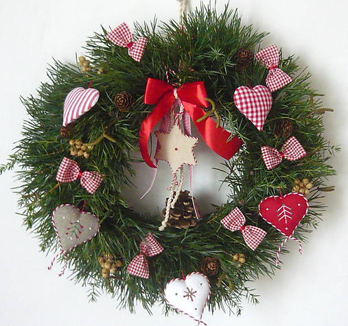 Dekorácie - Vianočný veniec  - závesný 3. Na objednávku. - 17888848_
