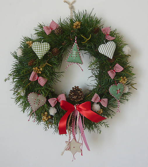 Dekorácie - Vianočný veniec  - závesný 5. Na objednávku. - 17888901_