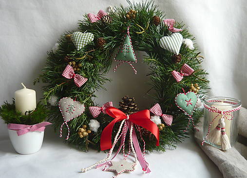 Dekorácie - Vianočný veniec  - závesný 6. Na objednávku. - 17888938_