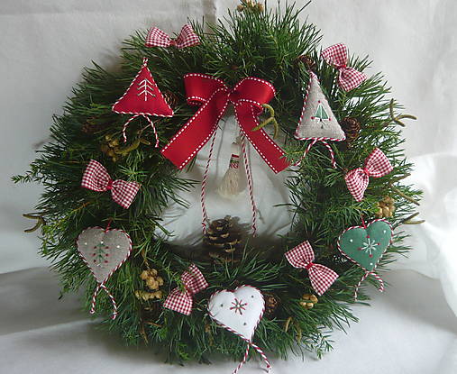 Dekorácie - Vianočný veniec  - závesný 9. Na objednávku. - 17889050_