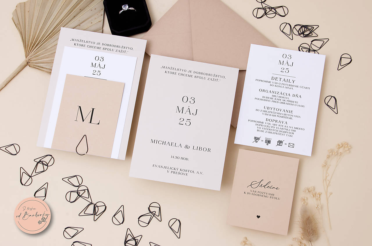 Svadobné oznámenie D#15